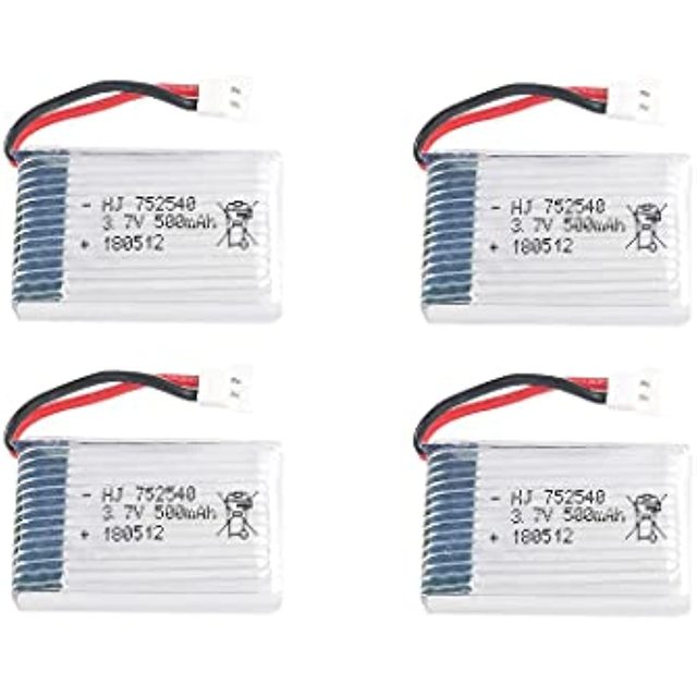 Sima X5C/X5SW/X5SC/X5 Digital Lithium Polymer Batteries 3.7V 500mAh NCM Anode 500 Cycle Life Less 5C Discharge Rate for Electric