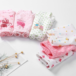 Celana dalam anak perempuan katun Combed, celana dalam kartun, celana Boxer anak perempuan, celana keselamatan untuk anak-anak, celana dalam roti nyaman untuk bayi laki-laki