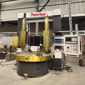 Super Tech Hochleistungs-CNC-Doppelsäulen-Vertikal drehmaschine CK5225, maximaler Dreh durchmesser 2500mm hydro statische Führung - Product Image 3
