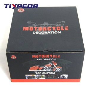 Tiypoor ที่กรองอากาศสำหรับรถจักรยานยนต์, ที่กรองอากาศโครเมียมไหลสูงเหมาะสำหรับ Harley <span class=keywords><strong>V</strong></span>-Rod softail FAT Boy herethery Dyna Road <span class=keywords><strong>King</strong></span> - Product Image 4