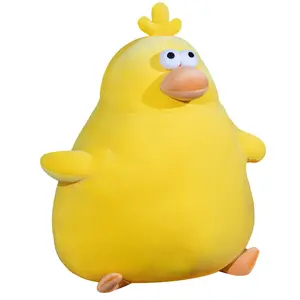 New Design Kawaii Tumbler Chick Pillow Plush Fat Chicken Toy Stuffed Animals Plush Doll Cute Plush Toy Home Decor Kids Gift