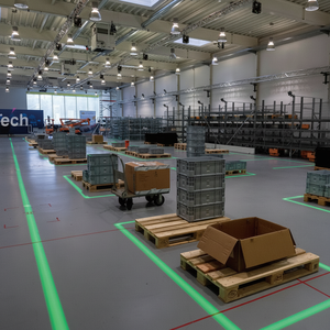 Industrial LED Laser Line <b>Lights</b> Virtual Work Shop Line Laser Projection Laser Spotlights IP67 Rating Warning Signs Projection - Product Image 1