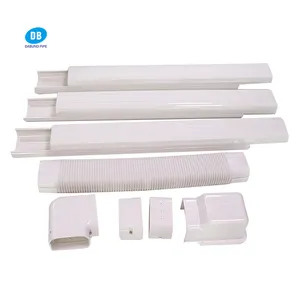 Mini Split Systems Aire acondicionado Decorativo PVC Line Set Cover Kit