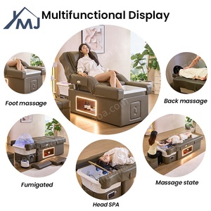 Japanischer Massage salon Elektrischer Wassertherapie-Pediküre-Stuhl und Shampoo-Kopf-Spa-Bett - Product Image 4