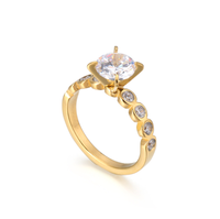 Bague européenne et américaine en acier inoxydable pour femmes, design de luxe, design de niche, titane, zircon, quatre griffes