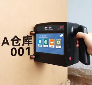 100Mm Touch Eenvoudig Te Bedienen Handheld Tij Inkjet Printer Kartonnen Doos Afdrukken Voorzien Van Automatische Linux Groot Formaat Inkjet Printer - Product Image 2