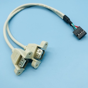 Scheda madre A <span class=keywords><strong>2</strong></span> USB femmina 9 Pin Header femmina A doppio USB A cavo Splitter - Product Image 4