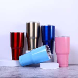 เป็นมิตรกับสิ่งแวดล้อมโลโก้ที่กําหนดเอง BPA ฟรีผนังคู่ Termos 304 แก้วกาแฟสแตนเลสถ้วยน้ําแก้วน้ําสูญญากาศขายส่งจํานวนมาก - Product Image 1