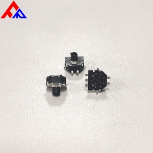 Mini Incremental 5-pin 360-degree Rotary Encoder <b>Switch</b> EC07 Insulated Shaft Encoder <b>Push</b> <b>Button</b> <b>Switch</b> 3-5V for Smart Wearable - Product Image 2