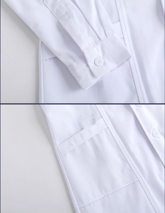 सर्दियों की महिला चिकित्सा डॉक्टरों ने सफेद कोट नर्सिंग पेशेवर लैब कोट सफेद लैकोट्स लैब कोट फैक्ट्री स्क्रब वर्दी - Product Image 2