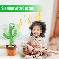 Elarve danse Cactus jouet doux jouets en peluche jouet histoire enfants cadeau en peluche tissu PP coton peluche vert cadeau enfants jouer plante