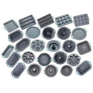 Molde de Silicona Resistente al Calor para Hornear Pasteles, Color Gris, Antiadherente, Apto para Lavavajillas, Herramienta de Cocina para Pasteles, Moldes de Silicona para Hornear - Product Image 1