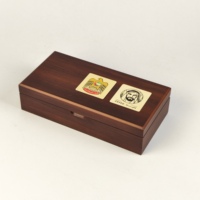 Boîte cadeau en bois de luxe pour chocolats et dattes, personnalisable avec logo, emballage cadeau en bois pour Ramadan et Eid