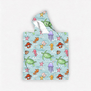Serviette <span class=keywords><strong>de</strong></span> plage à capuche personnalisée pour filles et garçons, poncho <span class=keywords><strong>de</strong></span> <span class=keywords><strong>bain</strong></span> pour enfants, serviette à capuche pour enfants - Product Image 6