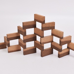 Fichas de Dominó de Madera Maciza Duraderas para el Clásico <span class=keywords><strong>Juego</strong></span> de <span class=keywords><strong>Cadena</strong></span> de Reacción y Construcción Creativa para Niños y Adultos - Product Image 3