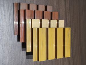 Fabrik-Großhandel WPC Geriffelte Deckenplatte Co-Extrusions-Gitter Dekorative Fassade Wasserfeste ASA-Wandplatte für Außenwände - Product Image 4