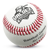 Produk Resmi Berlisensi Bola Baseball 9 Inci Kulit Sapi Campuran Wol dengan Inti Gabus dan Karet untuk Pertandingan dan Latihan