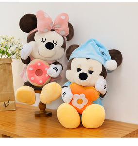 <span class=keywords><strong>Peluche</strong></span> Mickey Minnie a Forma di Ciambella, Simpatico Pupazzo di <span class=keywords><strong>Topolino</strong></span>, Accessorio in Morbido Cotone, Regalo di Compleanno per Bambini - Product Image 2