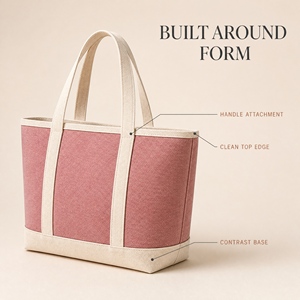 Printed Canvas Tote Bag <b>Heavy</b> <b>Duty</b> Cotton Reusable Grocery Shopping Bag with Inner Pocket and <b>Zipper</b> Pocket for Women Daily - Product Image 3