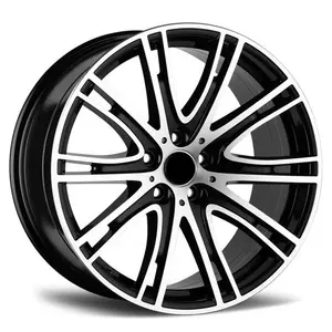 Roues moulées 17/18/19/20 pouces 5x120 5 trous noir Cool multi-rayons jante de voiture pour BMW série x3/x4/x5