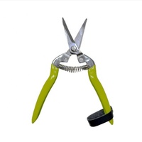 Ciseaux de jardinage droits PC-803 7-1/2" (190mm) en acier à haute teneur en carbone SK, avec poignée antidérapante en plastique pour l'entretien du jardin et le bricolage