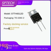 STTH8S12D SPTECH Diode à récupération rapide 8A1200V Diode redresseur spéciale onduleur industriel pour équipement de fabrication de câbles