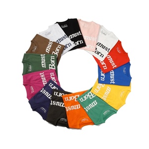 Nueva Camiseta Casual para Hombre, Moderna, de Manga Corta, Corte Regular, 100% Algodón, Transpirable, con Estampado de Letras Único y Cuello Redondo - Product Image 2