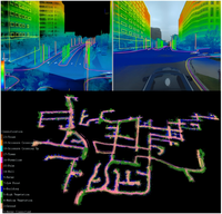 Scanner laser LiDAR 3D embarqué pour véhicules, scanner de nuage de points haute précision pour l'ingénierie et les relevés souterrains sans GPS