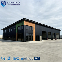 Entrepôt logistique préfabriqué en structure métallique, atelier, bâtiment industriel, bâtiment commercial, entrepôt en structure métallique