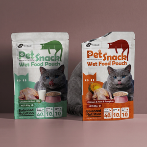 ผู้ผลิตอาหารแมวแบบเปียก OEM ODM รับผลิตสูตรเฉพาะสำหรับแบรนด์ส่วนตัว ทูน่า ไก่ แซลมอน ขายส่งจำนวนมากจากโรงงาน - Product Image 1