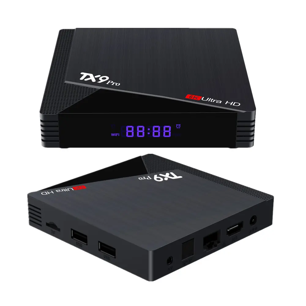 2023 WF TVBOX factory new design Android TV Box TX9 PRO Android 12.0 2.4G WiFi Fast Speed 4K Resolution