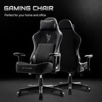 Silla de Juego CA Chair Gaming Custom Alibaba 2024, Silla de Juego Negra de Alta Calidad con Soporte Lumbar Integrado