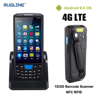 T80 ordinateur de poche robuste android lecteur de codes à barres pda entrepôt industriel dispositif de collecte de données terminal pdas avec clavier