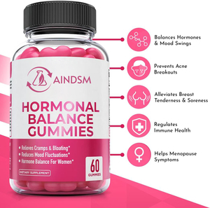 Gomitas para el Equilibrio Hormonal Femenino, Regulan la Salud Inmunológica, Suplemento en Gomitas, Extracto de Raíz de Dong Quai, Vitamina B6, Gomitas para el Alivio del SPM - Product Image 3