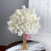 Arrangement floral décoratif pour mariage Boule de fleurs de cerisier blanc Décoration de mariage Centres de table de table