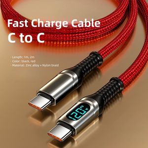 Cavo Dati USB Type-<span class=keywords><strong>C</strong></span> da 120W per Ricarica Rapida, con Conduttore in Rame Stagnato e Schermatura Intrecciata, da Maschio a Maschio, per Computer - Product Image 3