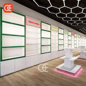 Vitrines à tabac modernes Narguilé en verre Luminaire de magasin <span class=keywords><strong>Smok</strong></span> Boutique Vitrine à cigares Fournitures pour magasins de tabac - Product Image 1