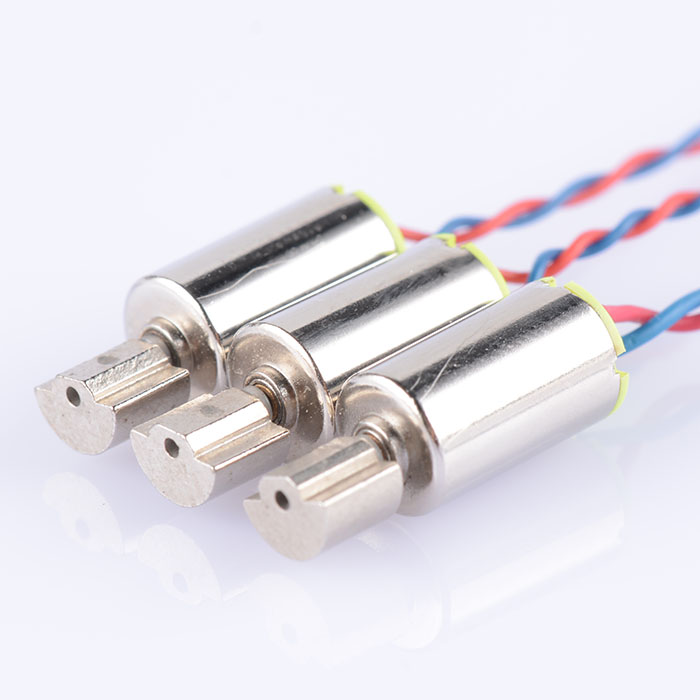 0610 mini motor 3.7V Dia 6mm 16000rpm DC Coreless Vibration Motor for Face Cleaner