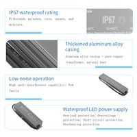 IP67 Su Geçirmez AC-DC LED Sürücü, Aşırı Yük/Kısa Devre Korumalı, Dış Mekan Islak Ortamlar İçin, 3 Yıl Garantili