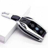 Clé de voiture intelligente modifiée avec écran tactile LCD, affichage LED et clé de voiture universelle multilingue avec coque de protection