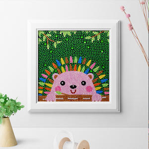 Haute qualité 5d <span class=keywords><strong>Anime</strong></span> Animal bricolage cadre Photo strass photo avec cadre diamant peinture enfants Art Kits - Product Image 6