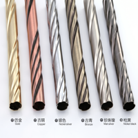 Tringle à rideaux pour fenêtres 19/28 mm, robuste, facile à installer, convient pour chambre, patio et extérieur, taille personnalisée