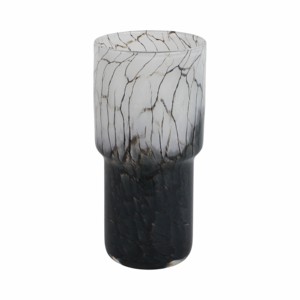 Vaso in vetro astratto con venature, moderno vaso decorativo per fiori, per soggiorno, decorazione per la casa, davanzale, camera da letto - Product Image 3