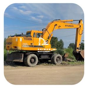 SHIWEN utilisé Hyundai 210 pelle sur pneus 21ton corée bas prix 210w-9 210w-7 150w-7 150w-9 composants de base moteur pompe de boîte de vitesses - Product Image 1