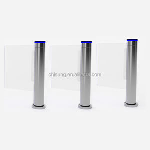 Tourniquet en verre de conception de barrière d'oscillation de système de contrôle d'accès d'appartement pour la station de mains propres - Product Image 3