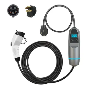 KHONS 32A J1772 Type1 Mode2 Electric Car Charger EV Cable Fast Charging Mennekes Plug Industrial Ce Electrical Plug Socket