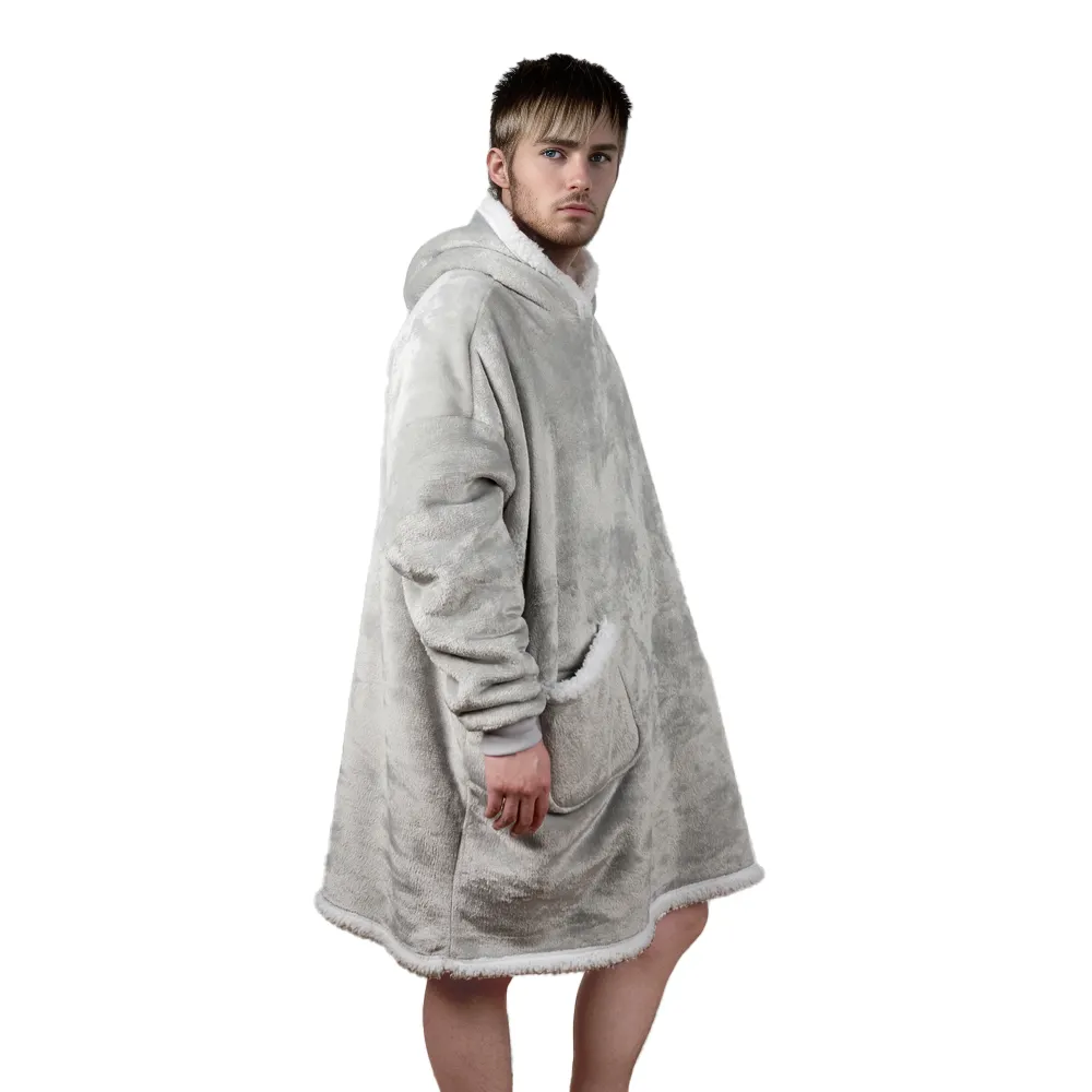 Oodie Comfy Winter Super Soft Warm Oversized Wearable Blanket Hoodie Cozy Sherpa Hoodie Blanket Oversized Soft Fleece