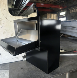 Boîte aux lettres autoportante en acier inoxydable antirouille avec serrure à code mécanique pour la réception de courrier et de <span class=keywords><strong>colis</strong></span> - Product Image 4