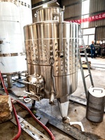 Haute qualité 1000L 1500L 2000L 3000L 5000L fermenteur de vin de fruits en acier inoxydable cuve de Fermentation de vin de raisin
