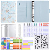 Carnet à spirales A6 personnalisé en cuir PU, organiseur de budget, agenda, classeur de trésorerie avec boucle, carnet de comptabilité, cadeaux pour enfants, fournisseur